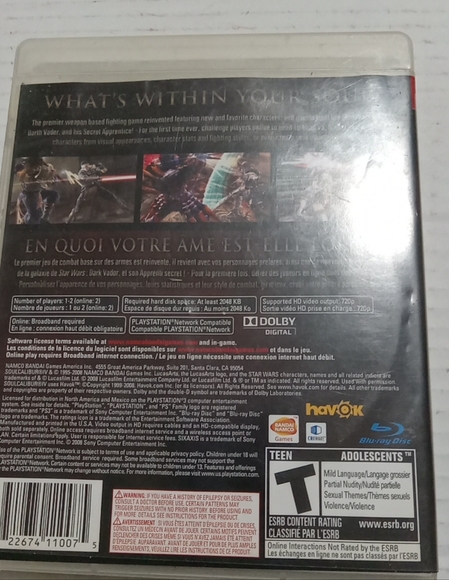 Play station 3 game soul calbur - Picture 2 of 2